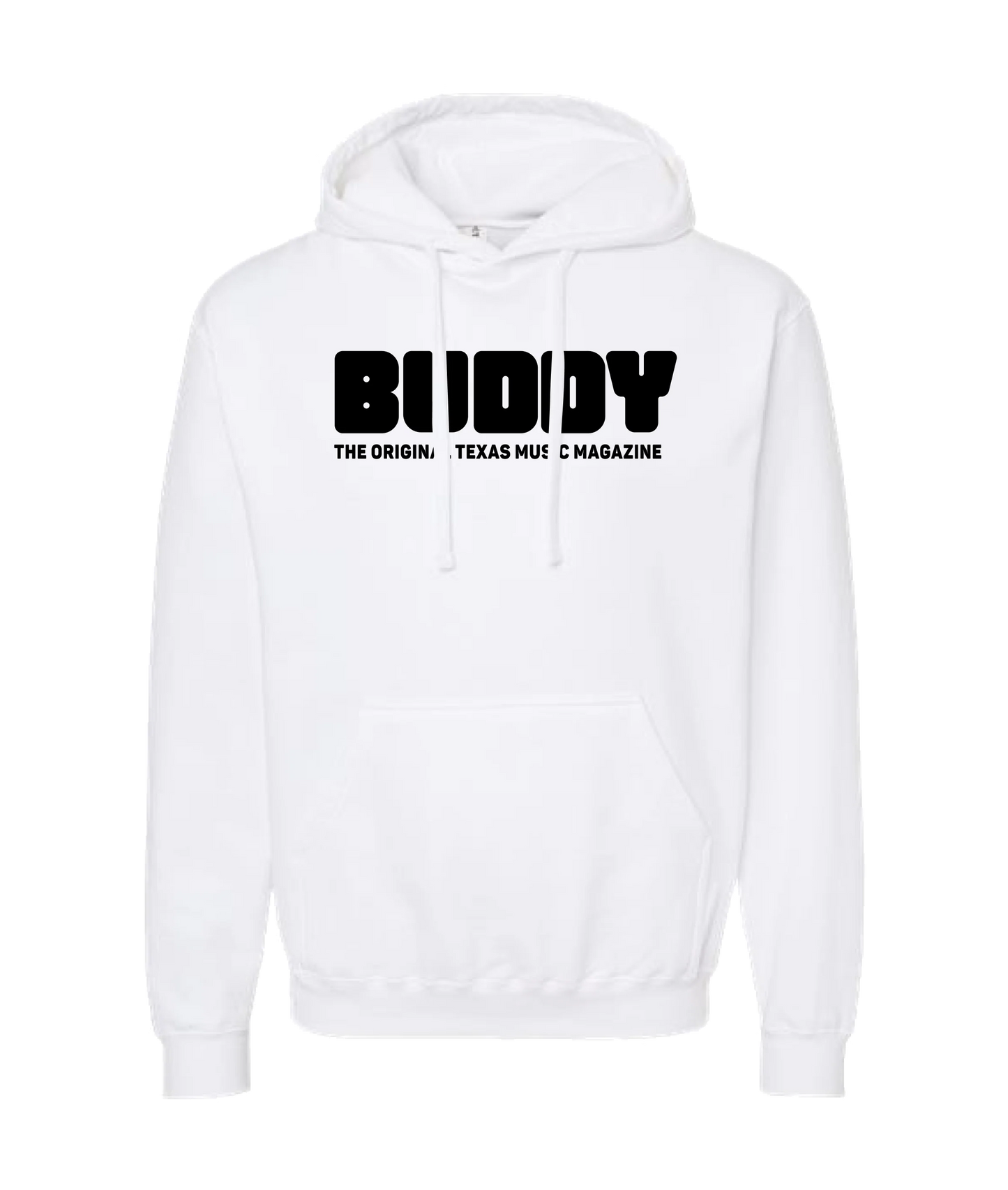 Buddy Magazine - 73 Logo Flat - White Hoodie