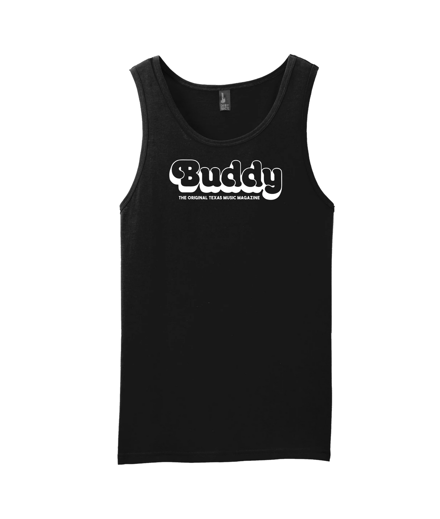 Buddy Magazine - 70s Logo - Black Tank Top