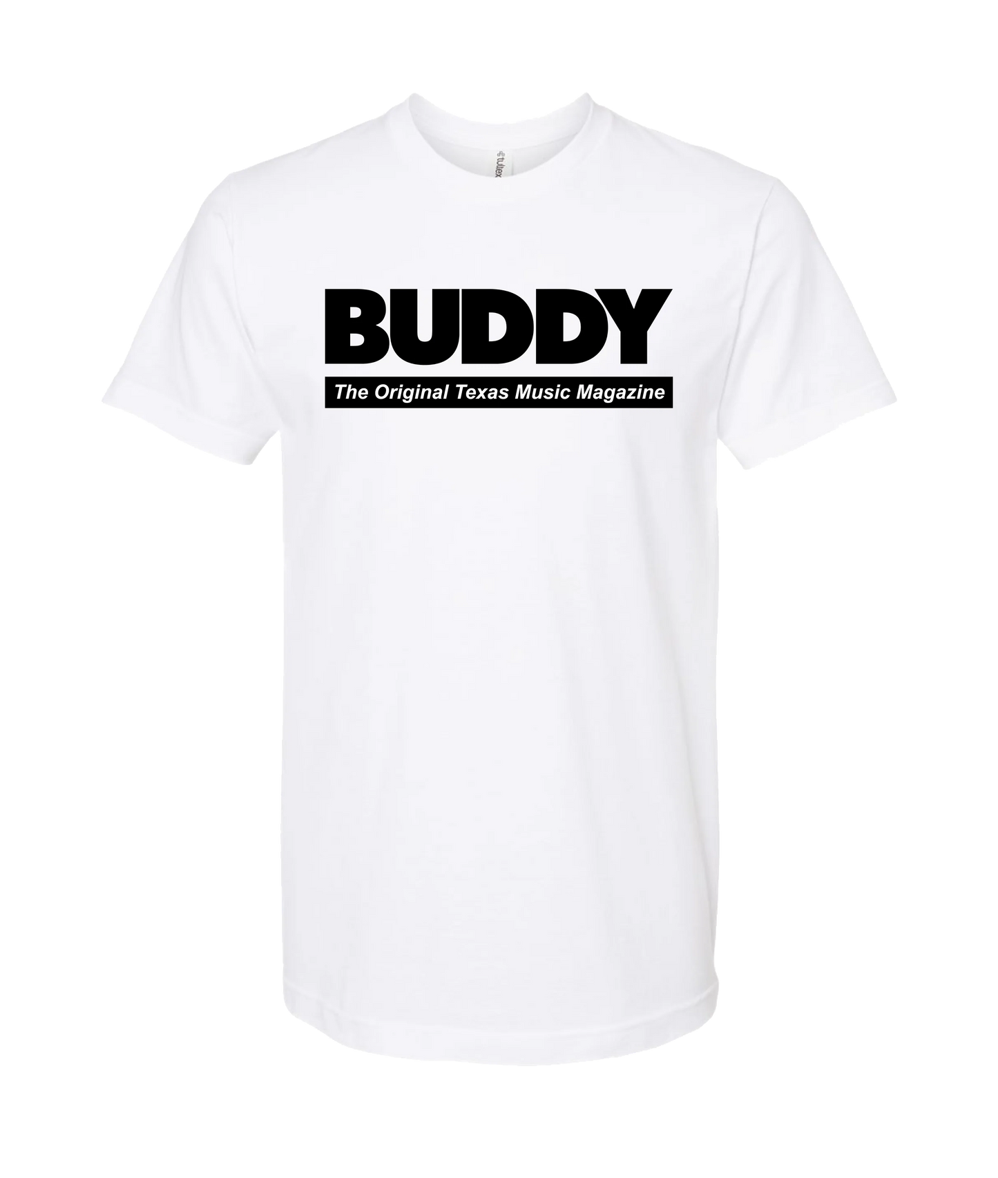 Buddy Magazine - Buddy Logo - White T Shirt