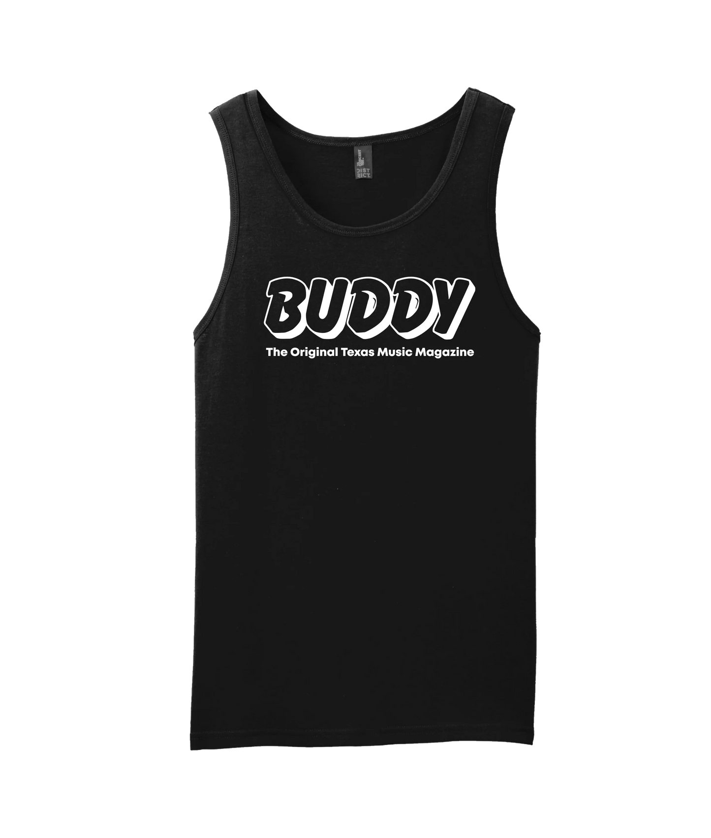 Buddy Magazine - 80s Logo - Black Tank Top