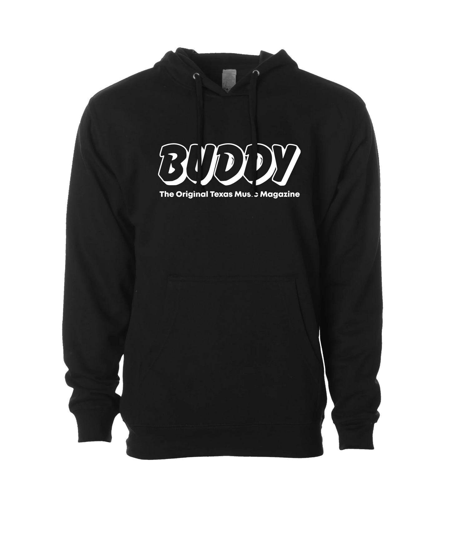 Buddy Magazine - 80s Logo - Black Hoodie