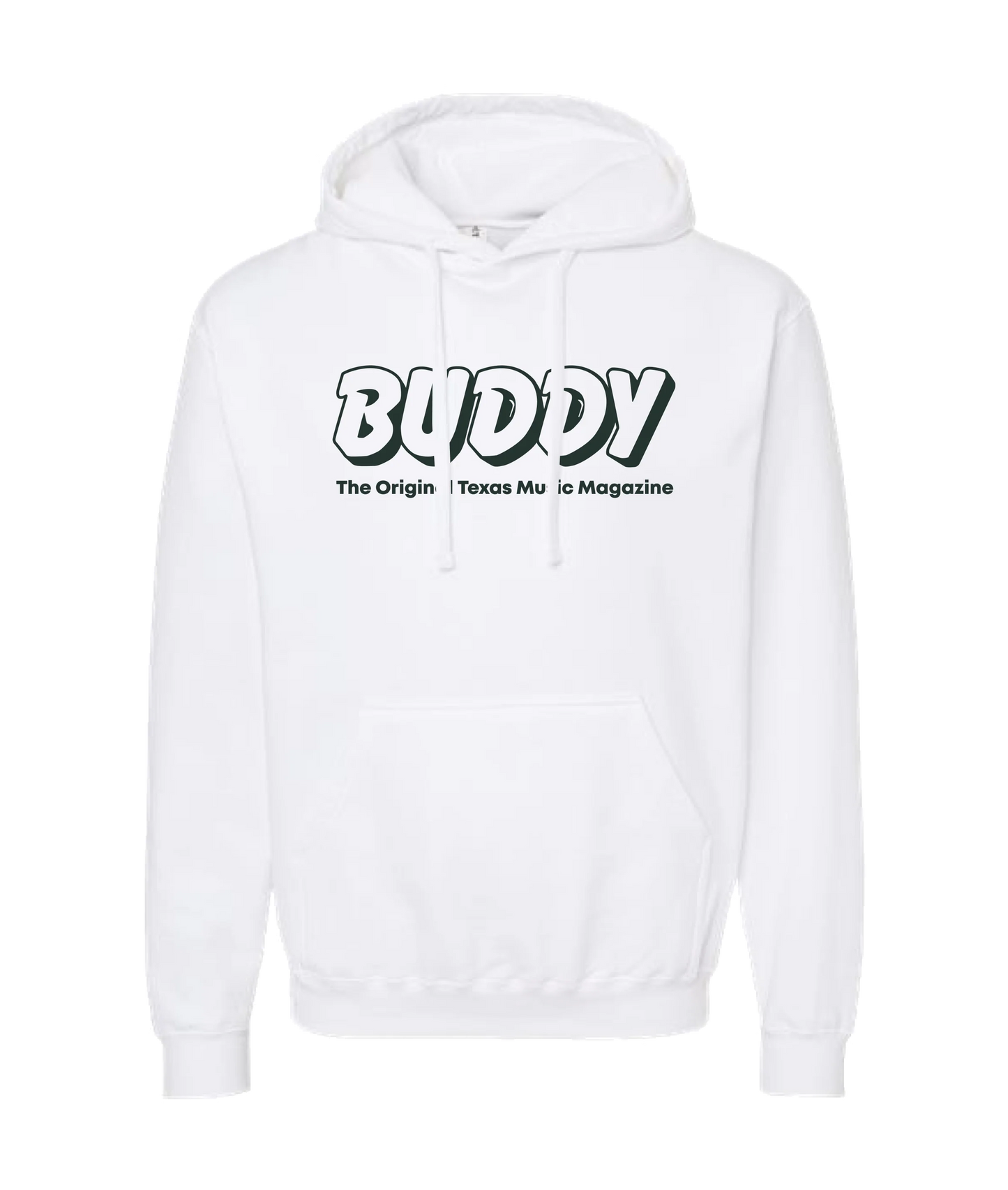 Buddy Magazine - 80s Logo - White Hoodie