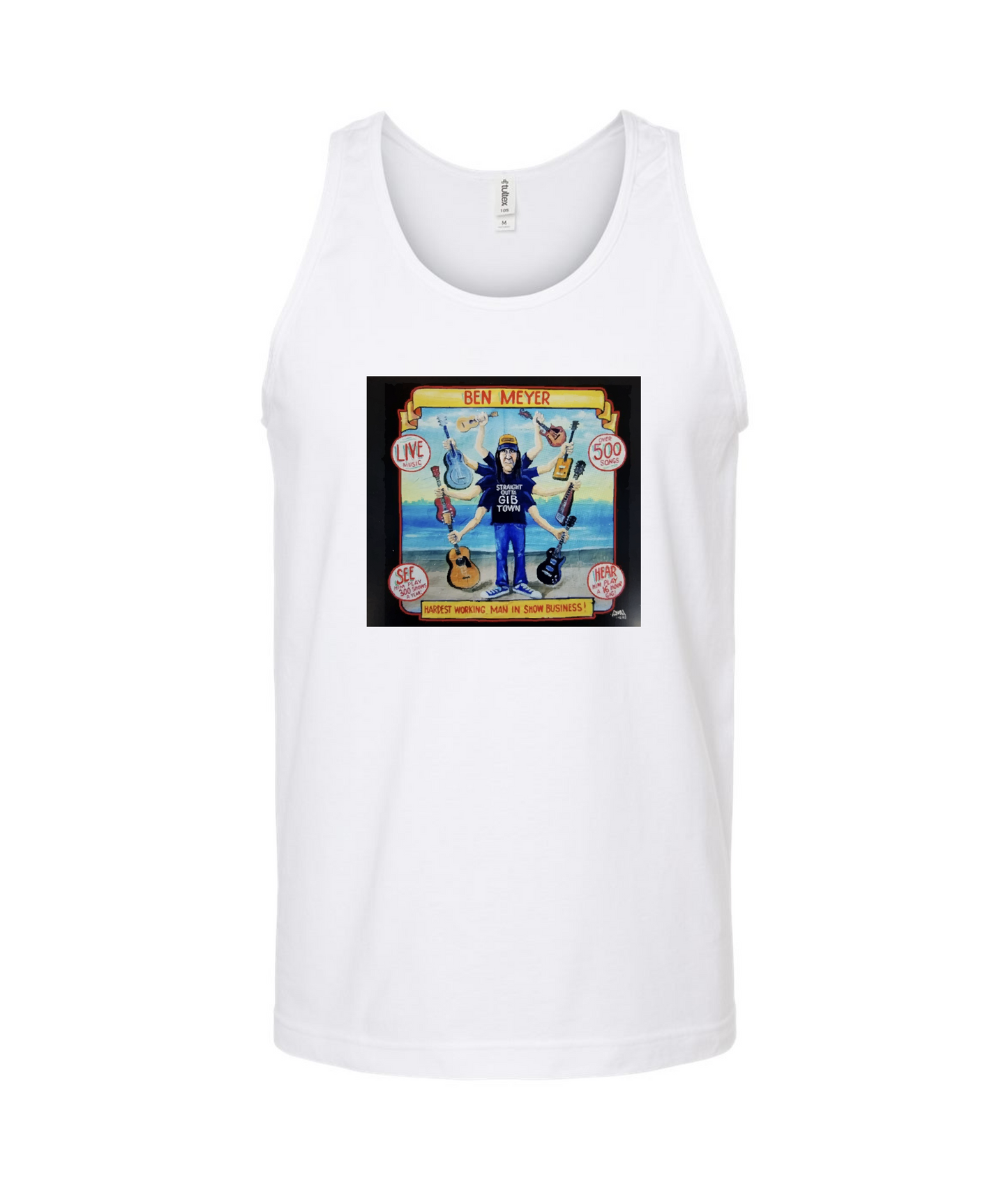 Ben Meyer - Straight outta GIB Town - White Tank Top