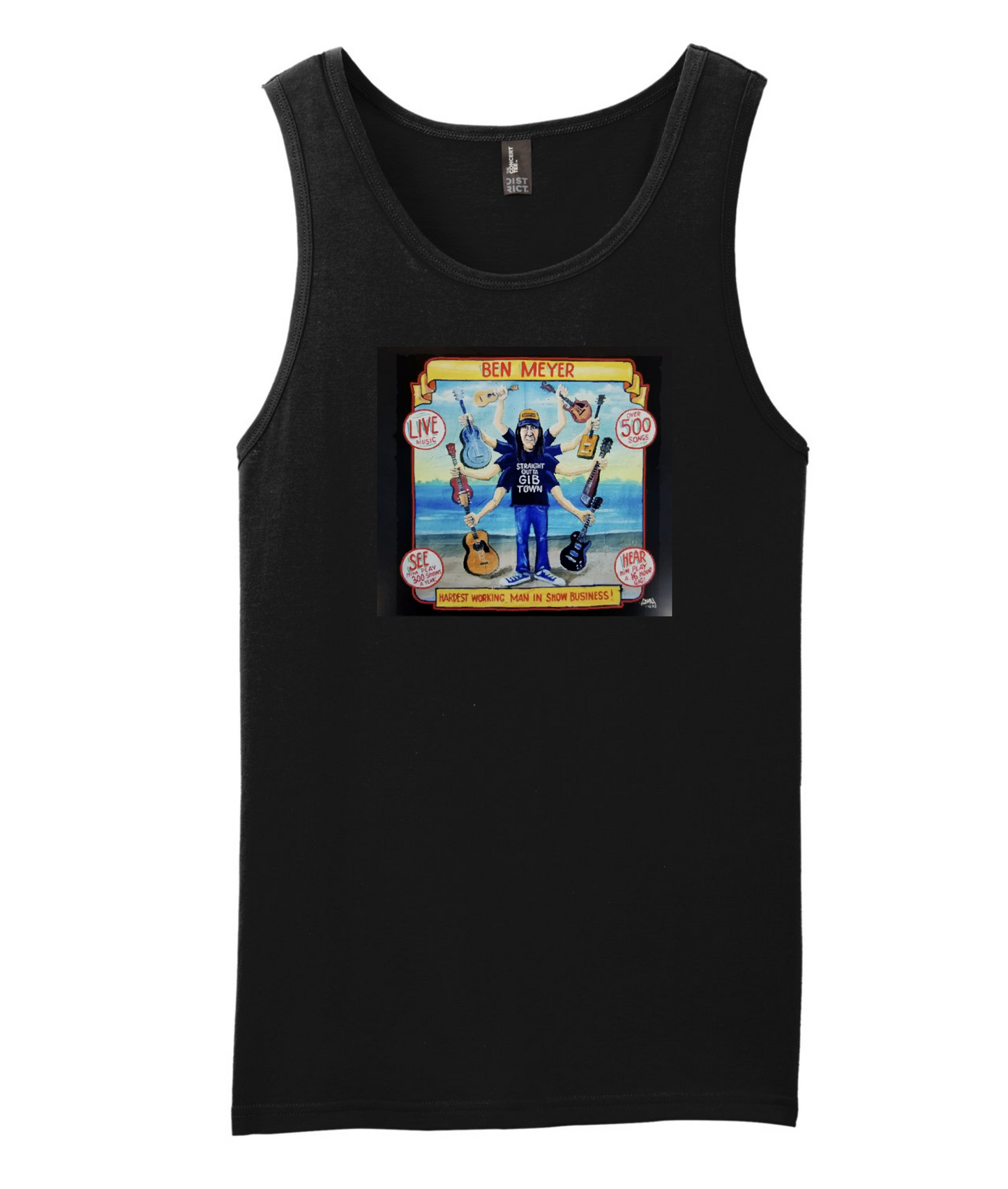 Ben Meyer - Straight outta GIB Town - Black Tank Top
