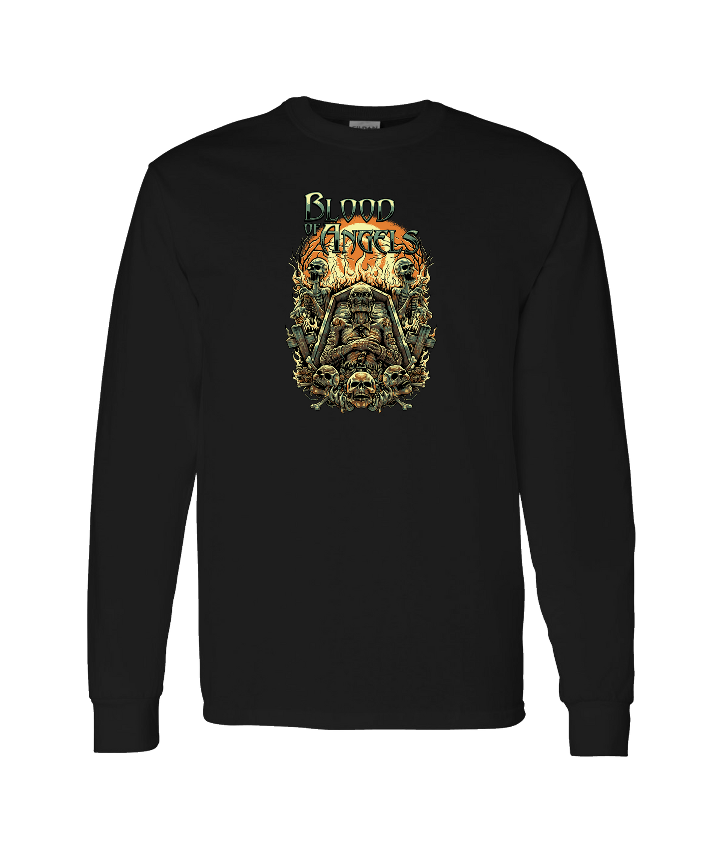 Blood of Angels Battle Gear - RIP - Black Long Sleeve T