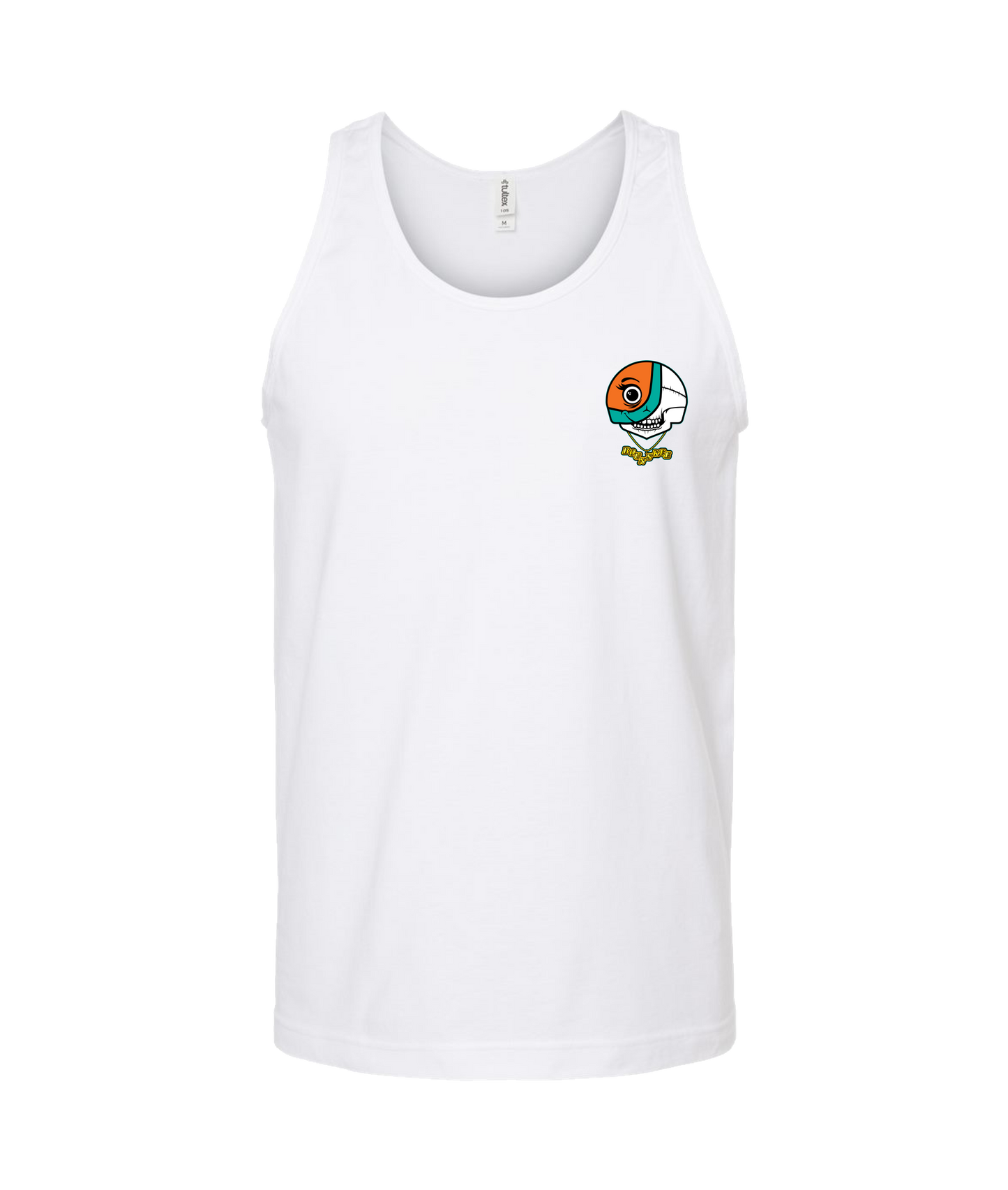 Bounskee - SKULLFACE - White Tank Top