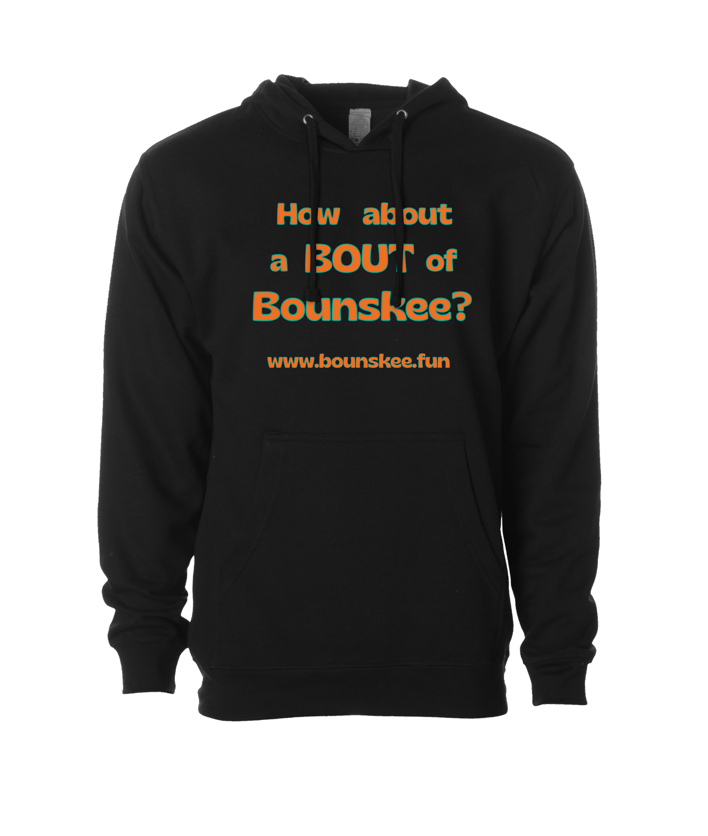 Bounskee - How About A Bout - Black Hoodie