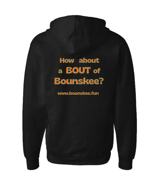 V-BOUNSKTOP - How About A Bout - Black Zip Up Hoodie