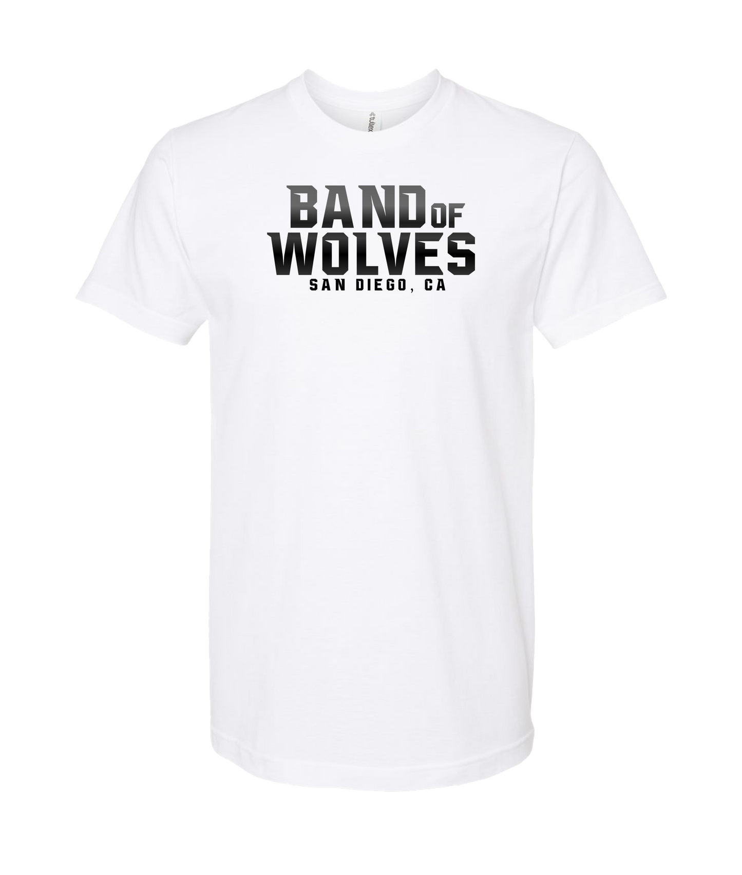 Band of Wolves - Howlin' At The Moon - White T Shirt