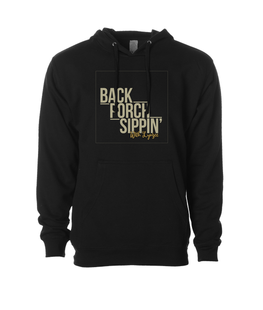 Back Porch Sippin' Podcast - Logo - Black Hoodie