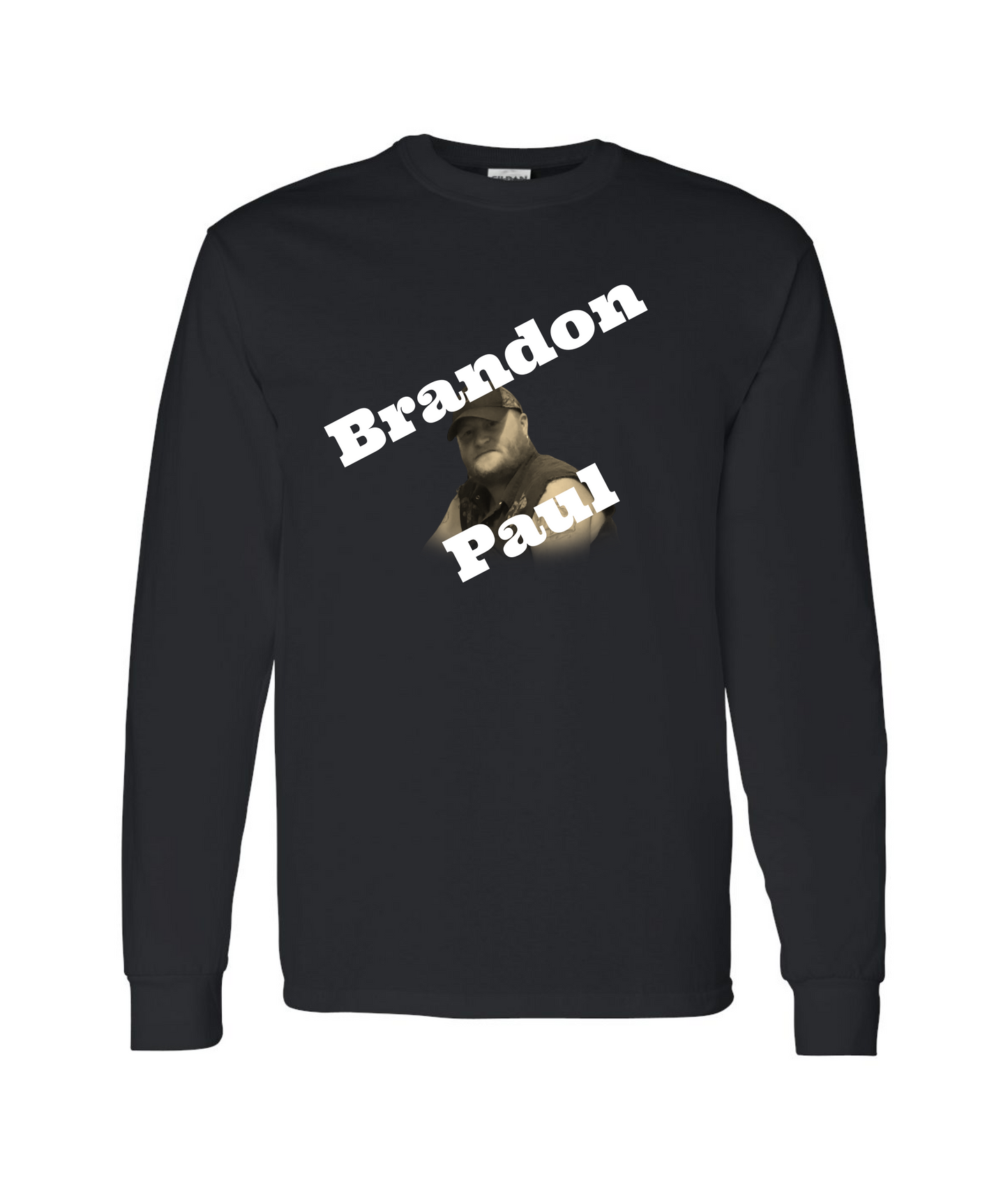 Brandon Paul - Logo - Black Long Sleeve T