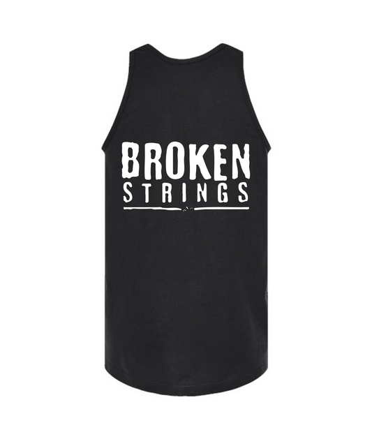 V-BRSTOP - BROKEN STRINGS - Black Tank Top