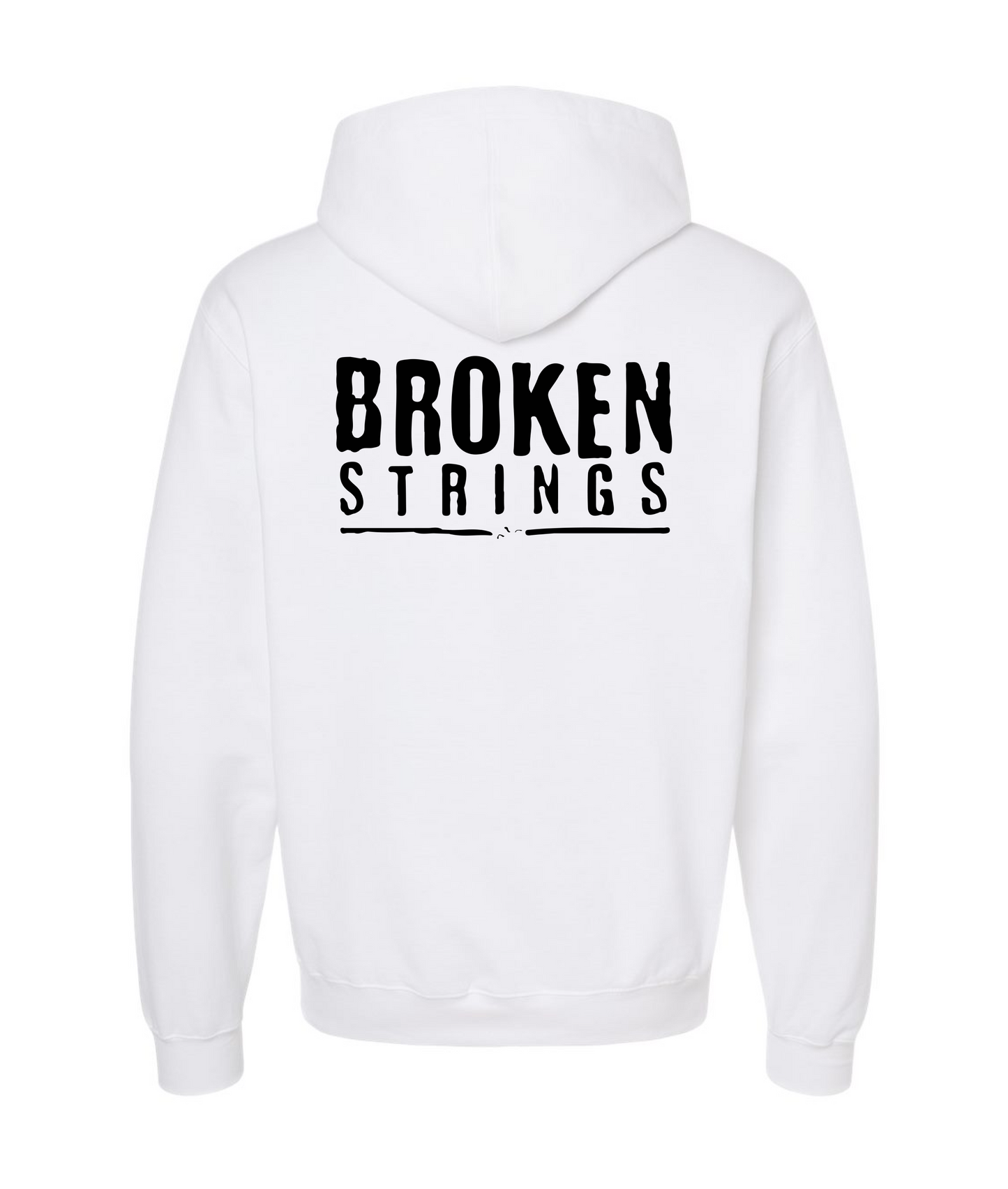 V-BRSTOP - BROKEN STRINGS - White Hoodie