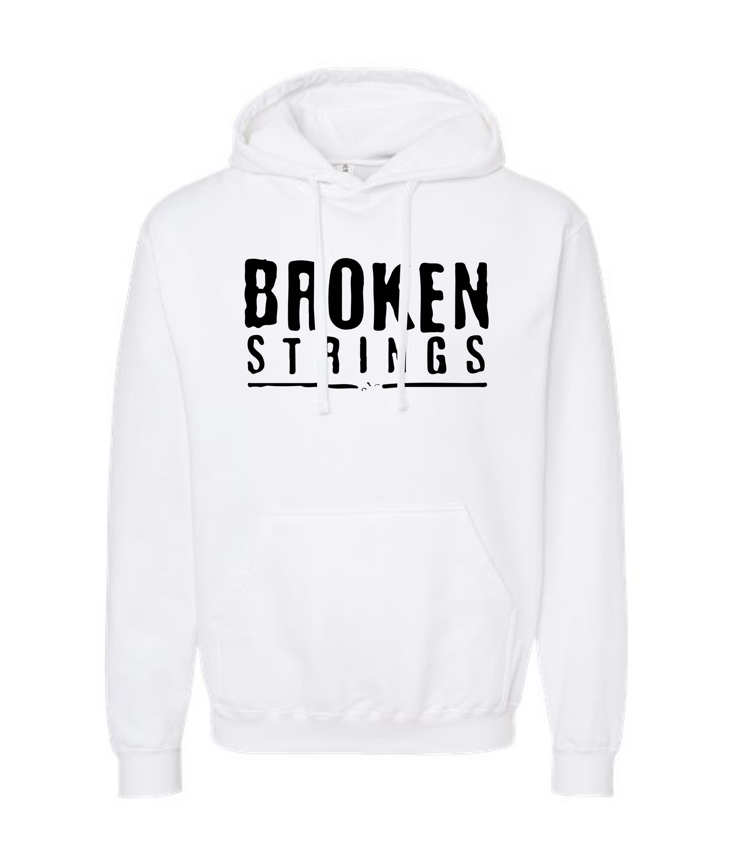 BROKEN STRINGS - BROKEN STRINGS - White Hoodie