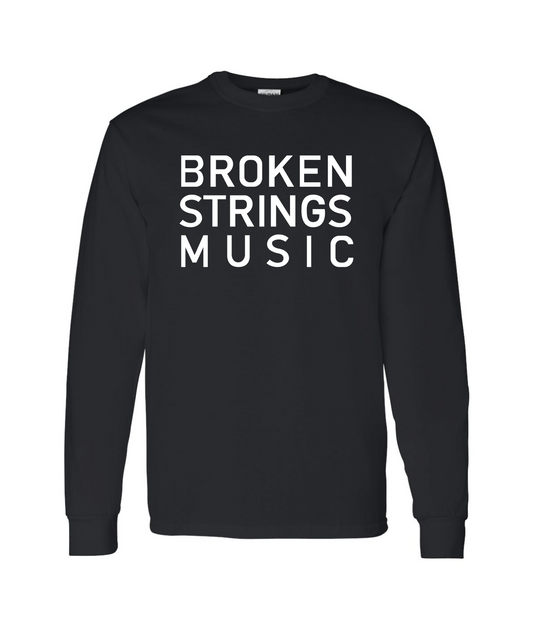 BROKEN STRINGS - BROKEN STRINGS MUSIC - Black Long Sleeve T