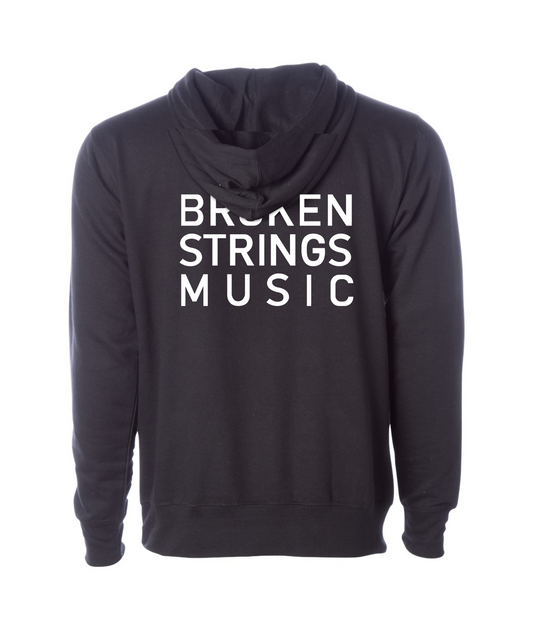 V-BRSTOP - BROKEN STRINGS MUSIC - Black Hoodie
