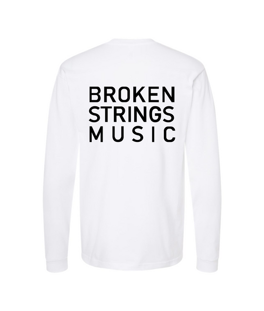 BROKEN STRINGS - BROKEN STRINGS MUSIC - White Long Sleeve T