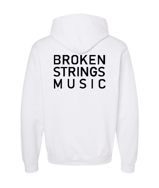 BROKEN STRINGS - BROKEN STRINGS MUSIC - White Hoodie