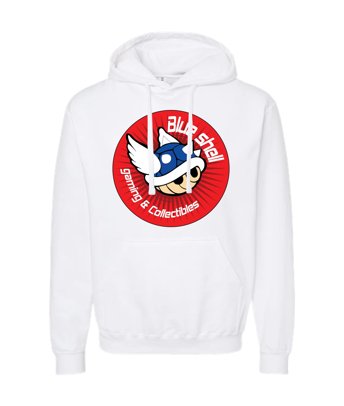 Blue Shell Gaming
- Logo - White Hoodie
