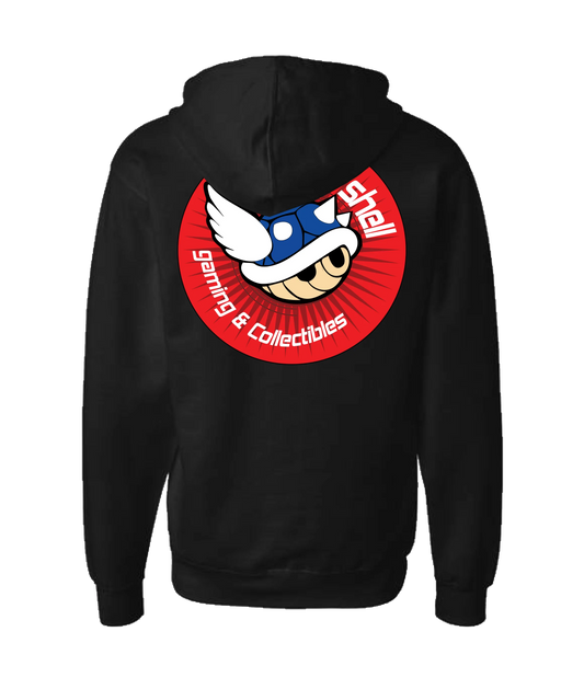 Blue Shell Gaming
 - Logo 2 - Black Zip Up Hoodie