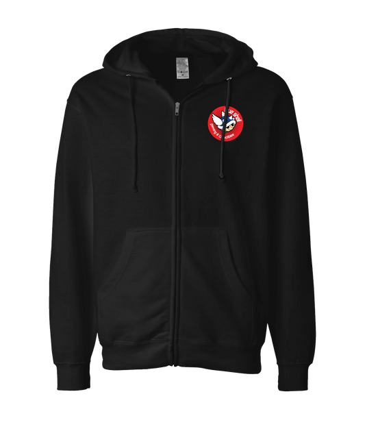 Blue Shell Gaming
 - Logo 2 - Black Zip Up Hoodie
