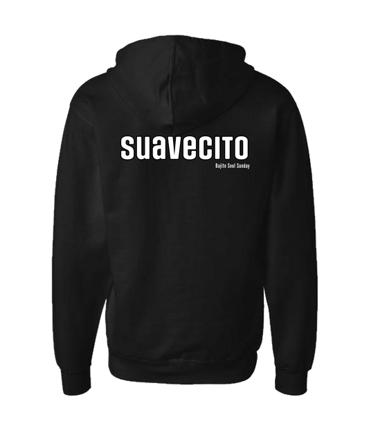Bajito Soul Productions - SUAVECITO - Black Zip Up Hoodie
