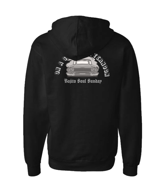 Bajito Soul Productions - SUNDAY AFTERNOON - Black Zip Up Hoodie