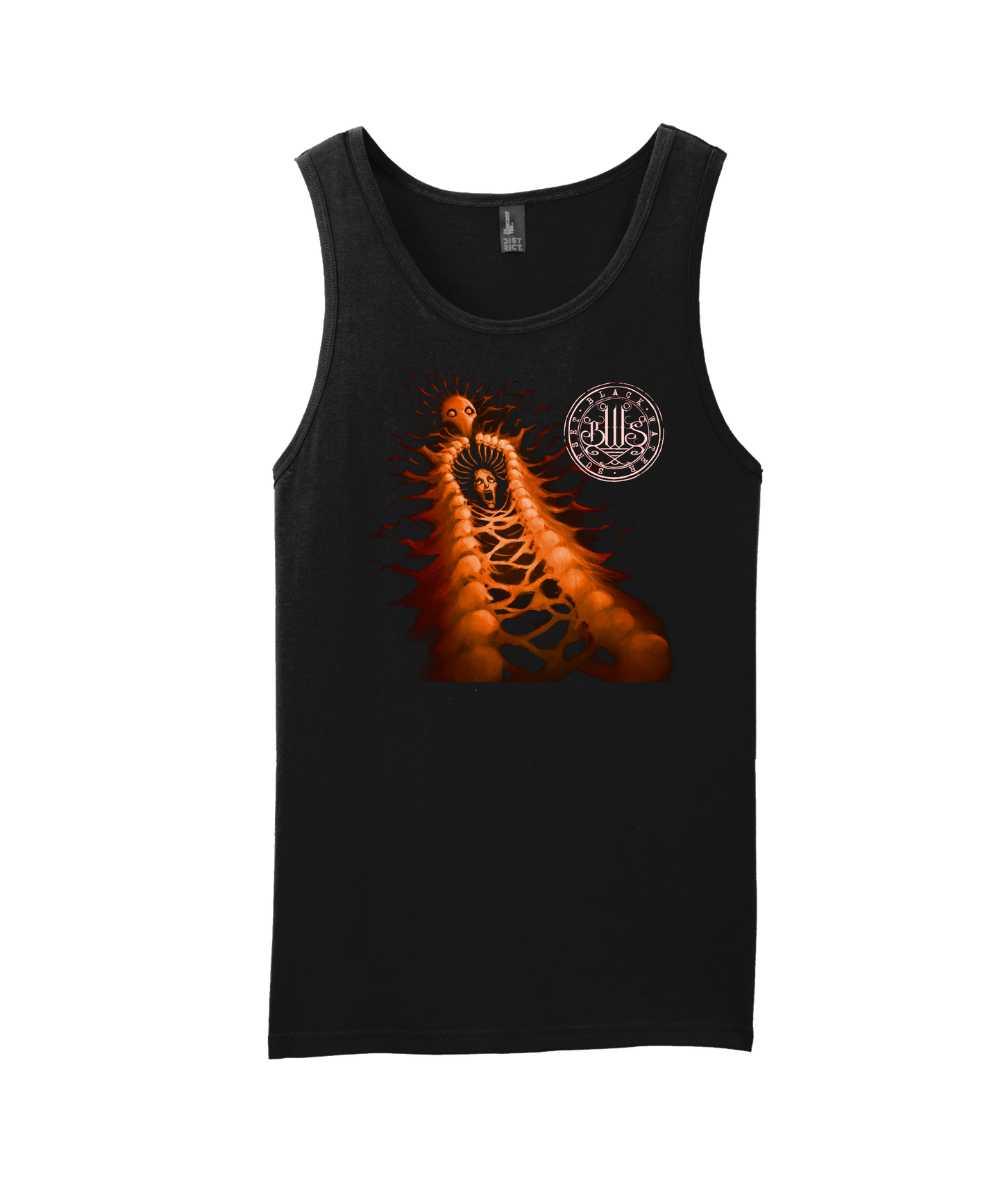 Black Water Sunset - 1 - Black Tank Top