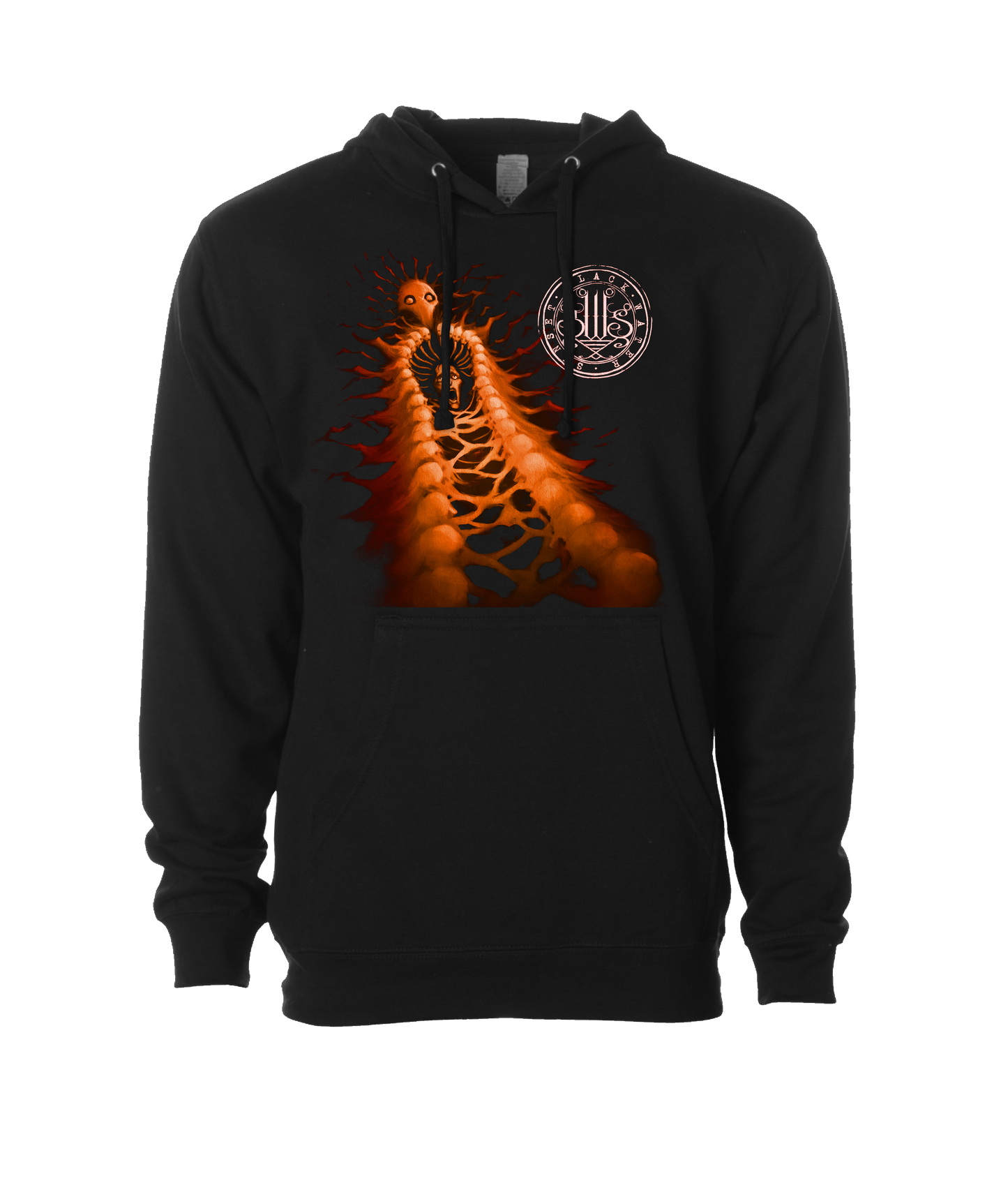 Black Water Sunset - 1 - Black Hoodie