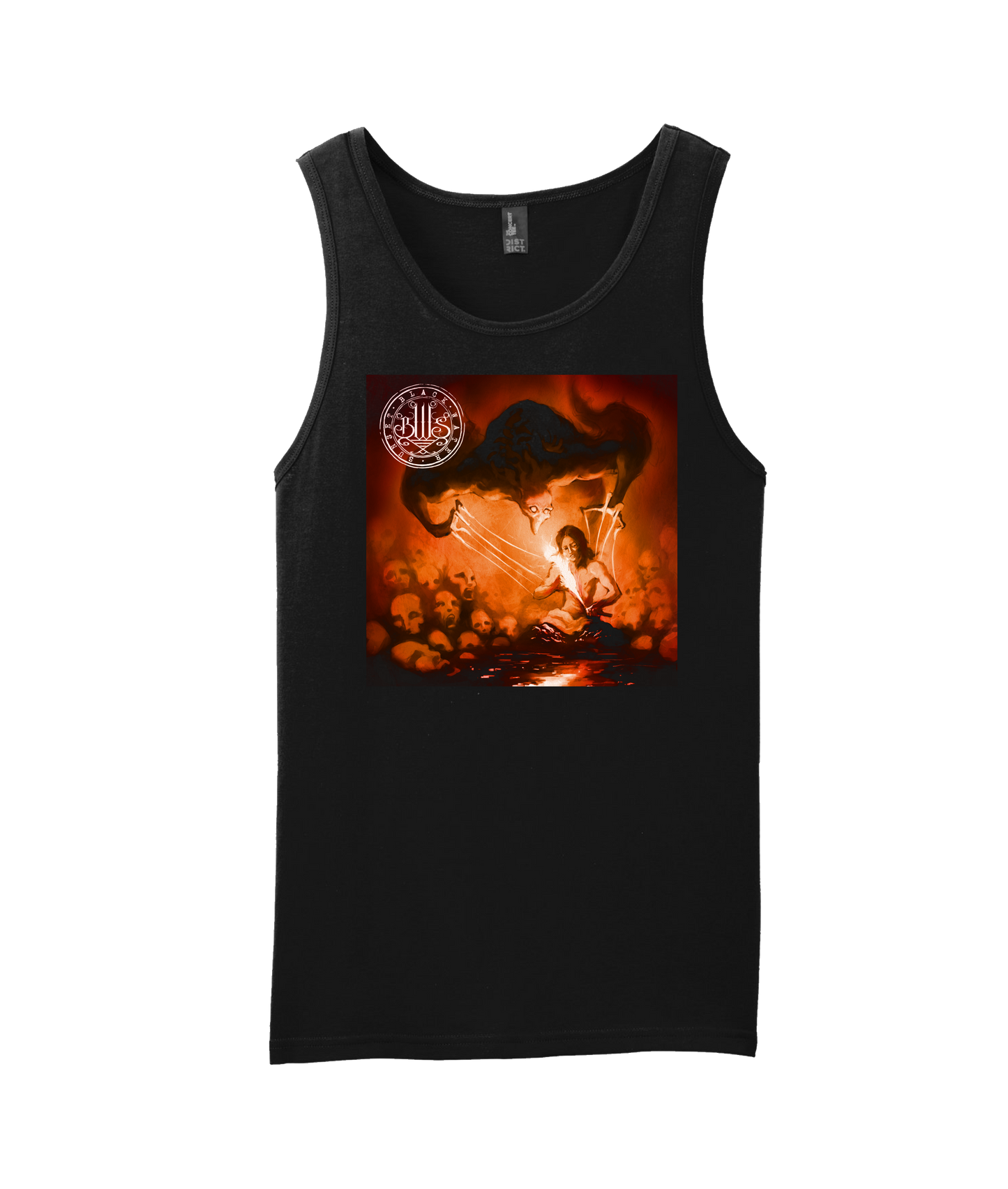 Black Water Sunset - 2 - Black Tank Top