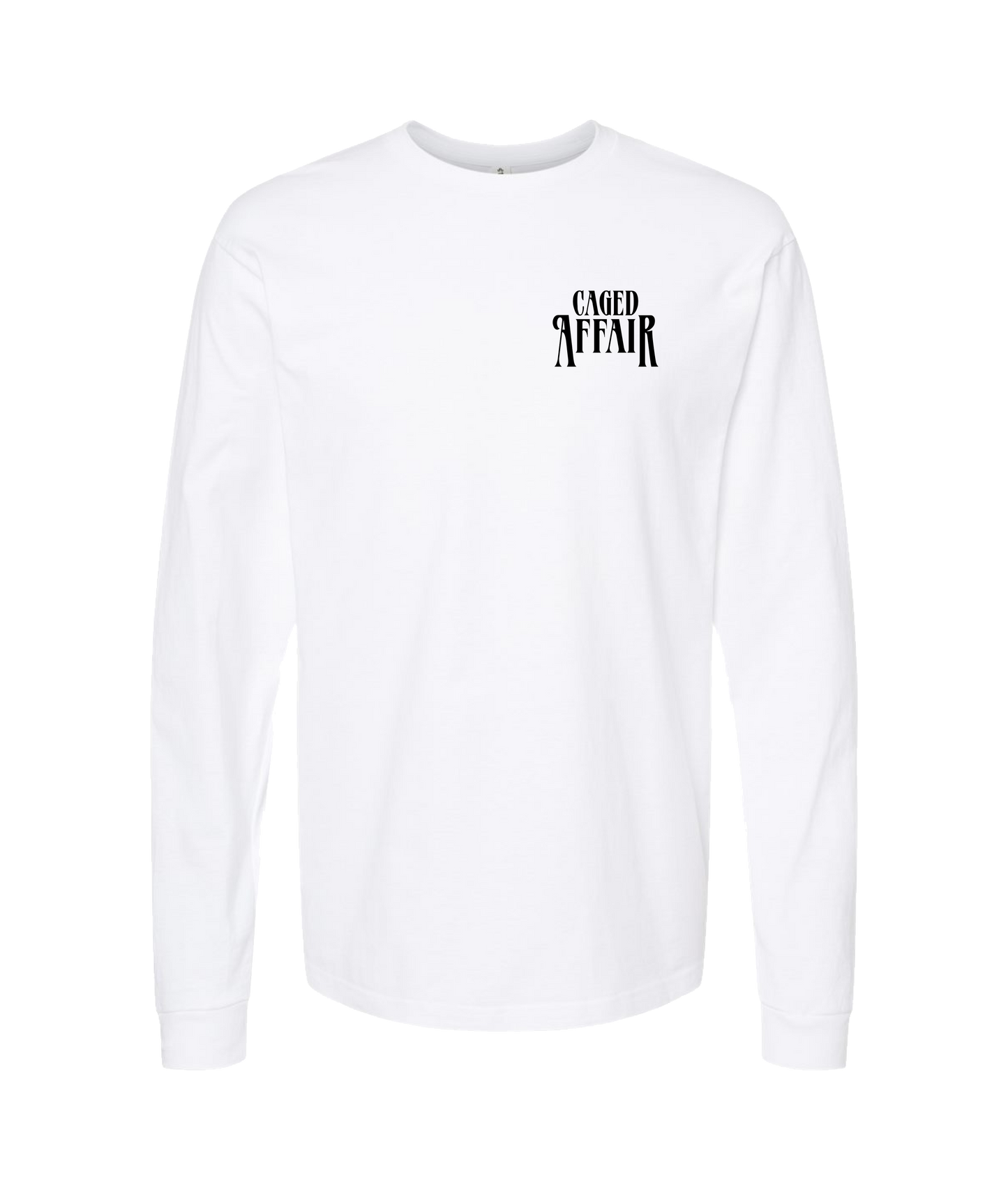 Caged Affair - Rat - White Long Sleeve T