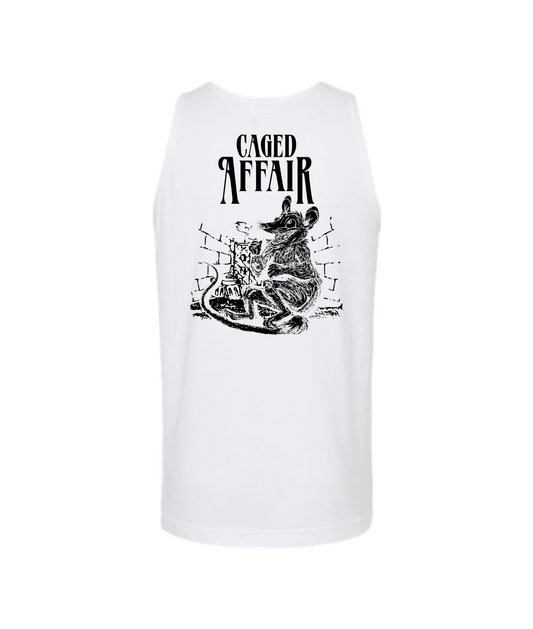 Caged Affair - Rat - White Tank Top