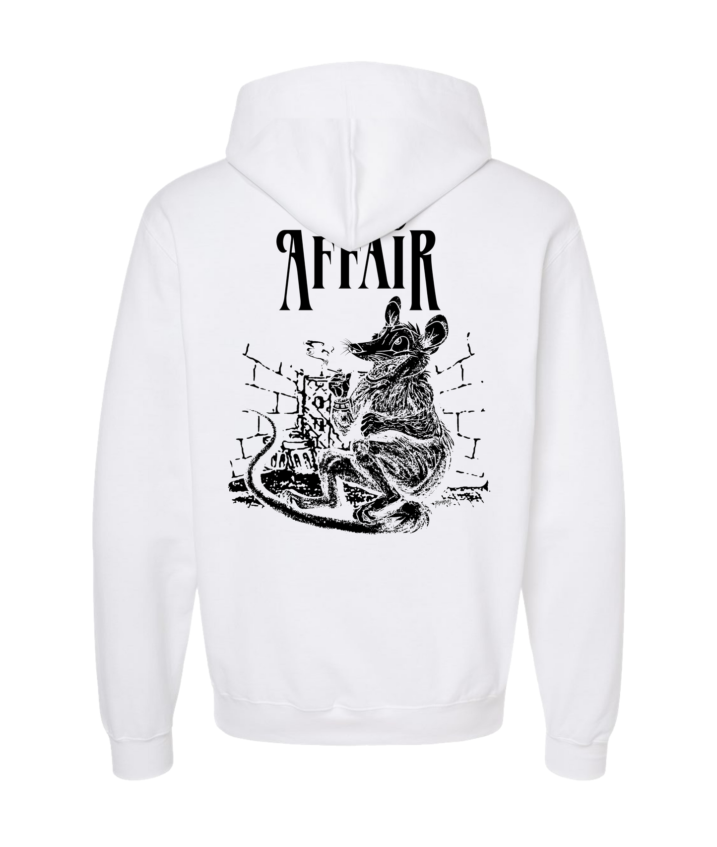 Caged Affair - Rat - White Hoodie