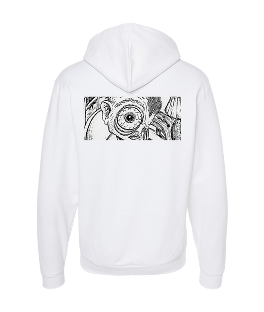 CanningMusic - DESIGN 1 - White Zip Up Hoodie