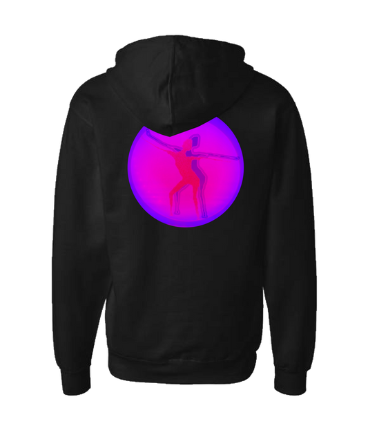 V-CANMTOP - DESIGN 2 - Black Zip Up Hoodie