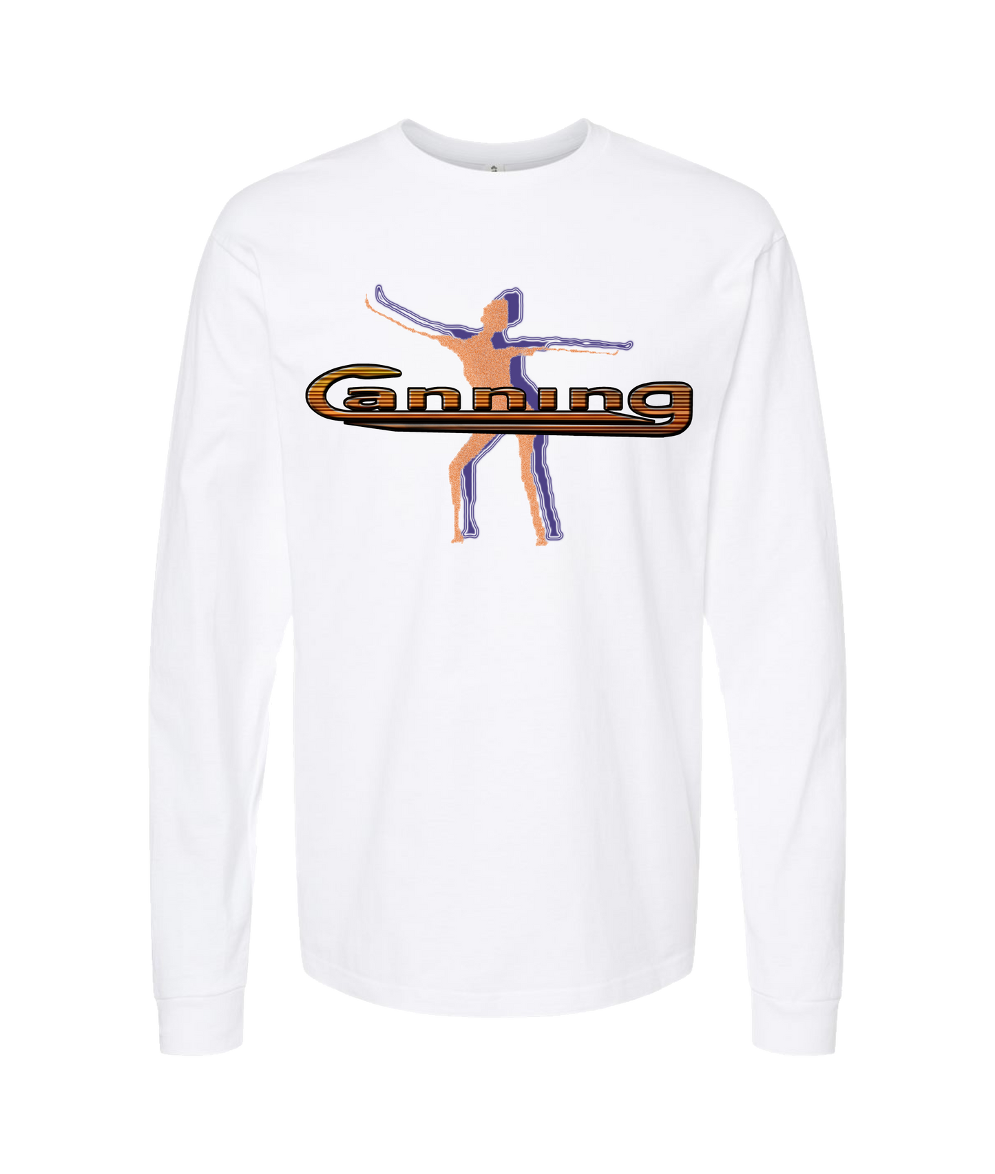 CanningMusic - DESIGN 3 - White Long Sleeve T