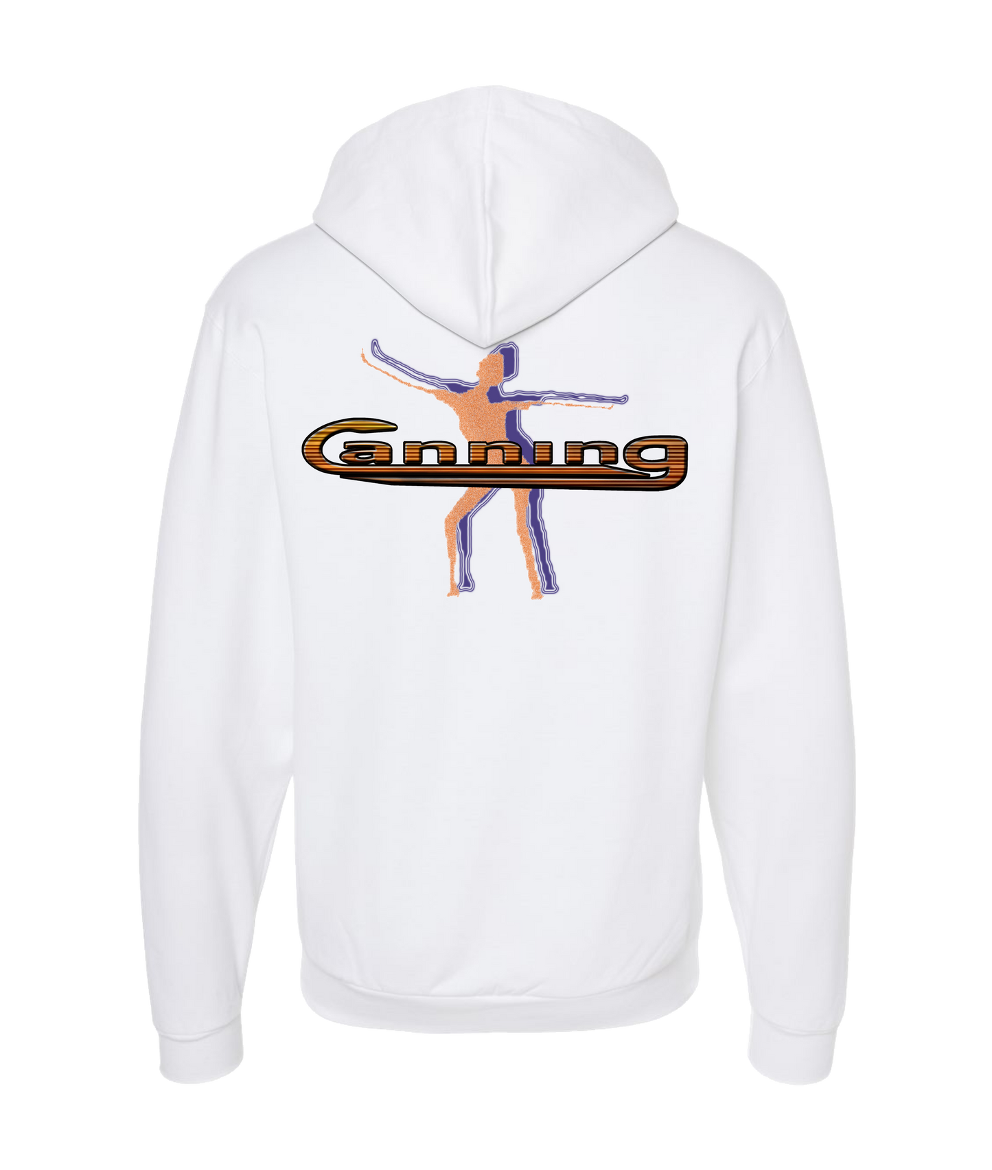 CanningMusic - DESIGN 3 - White Zip Up Hoodie