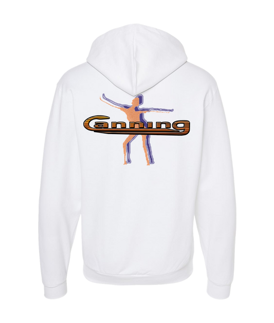 CanningMusic - DESIGN 3 - White Zip Up Hoodie