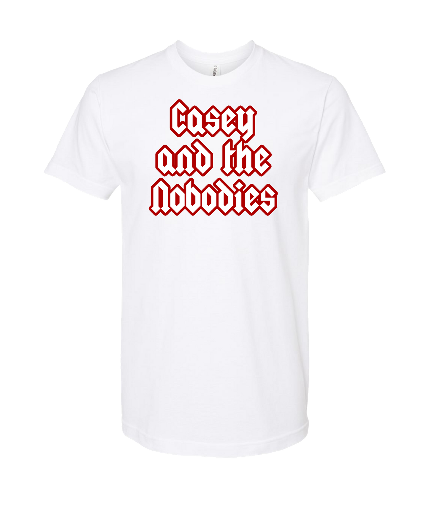 Casey and the Nobodies
- Logo - White T-Shirt