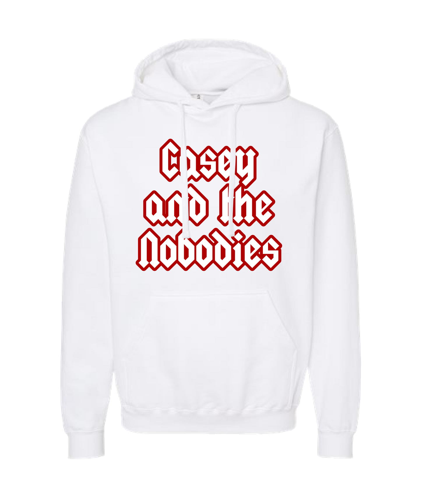 Casey and the Nobodies
- Logo - White Hoodie