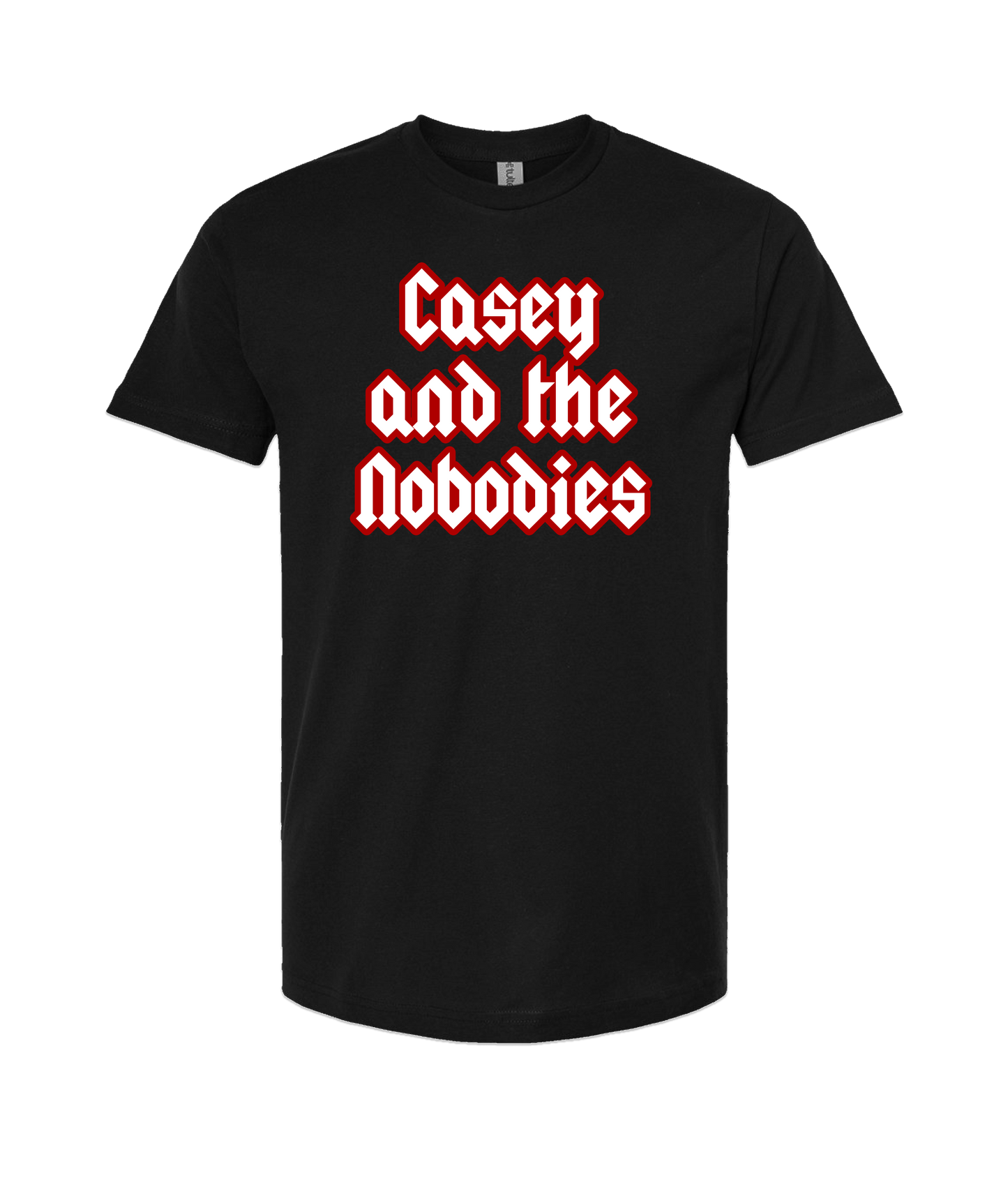 Casey and the Nobodies
- Logo - Black T Shirt