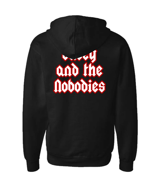 Casey and the Nobodies
- Logo - Black Zip Up Hoodie