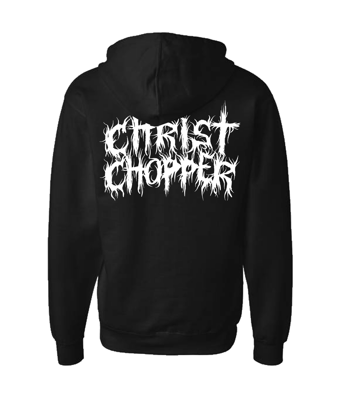 Christ Chopper - Logo - Black Zip Up Hoodie