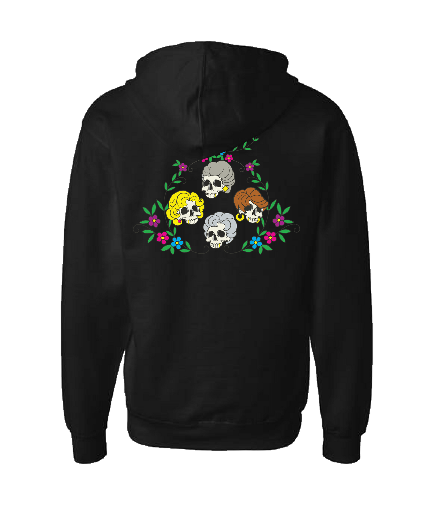 V-CCRTOP - Soup Girls - Black Zip Up Hoodie