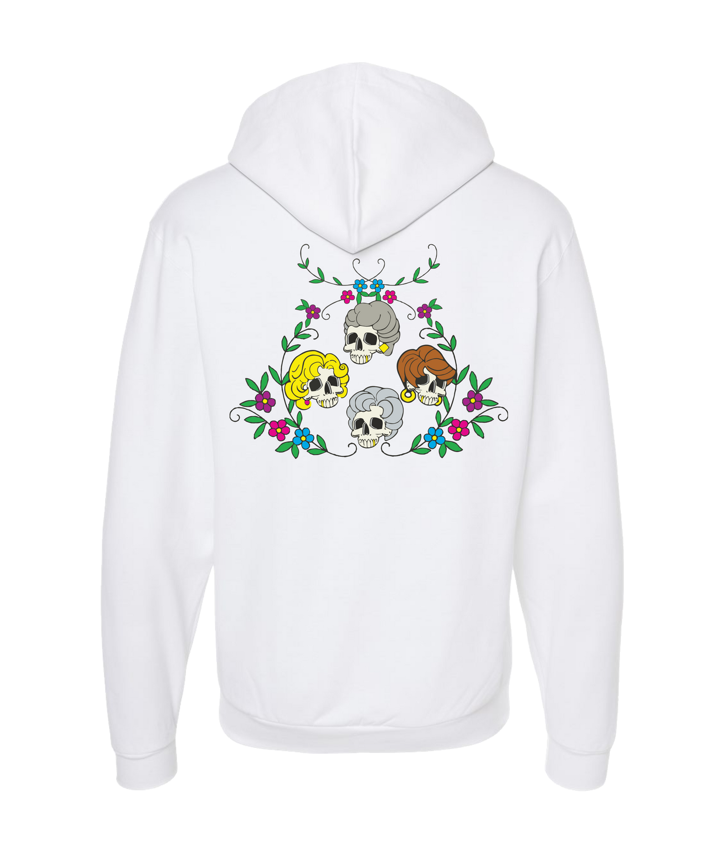 V-CCRTOP - Soup Girls - White Zip Up Hoodie