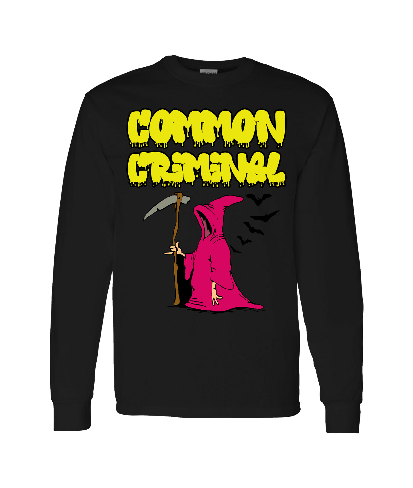 Common Criminal - Don't Fear The Reaper - Black Long Sleeve T