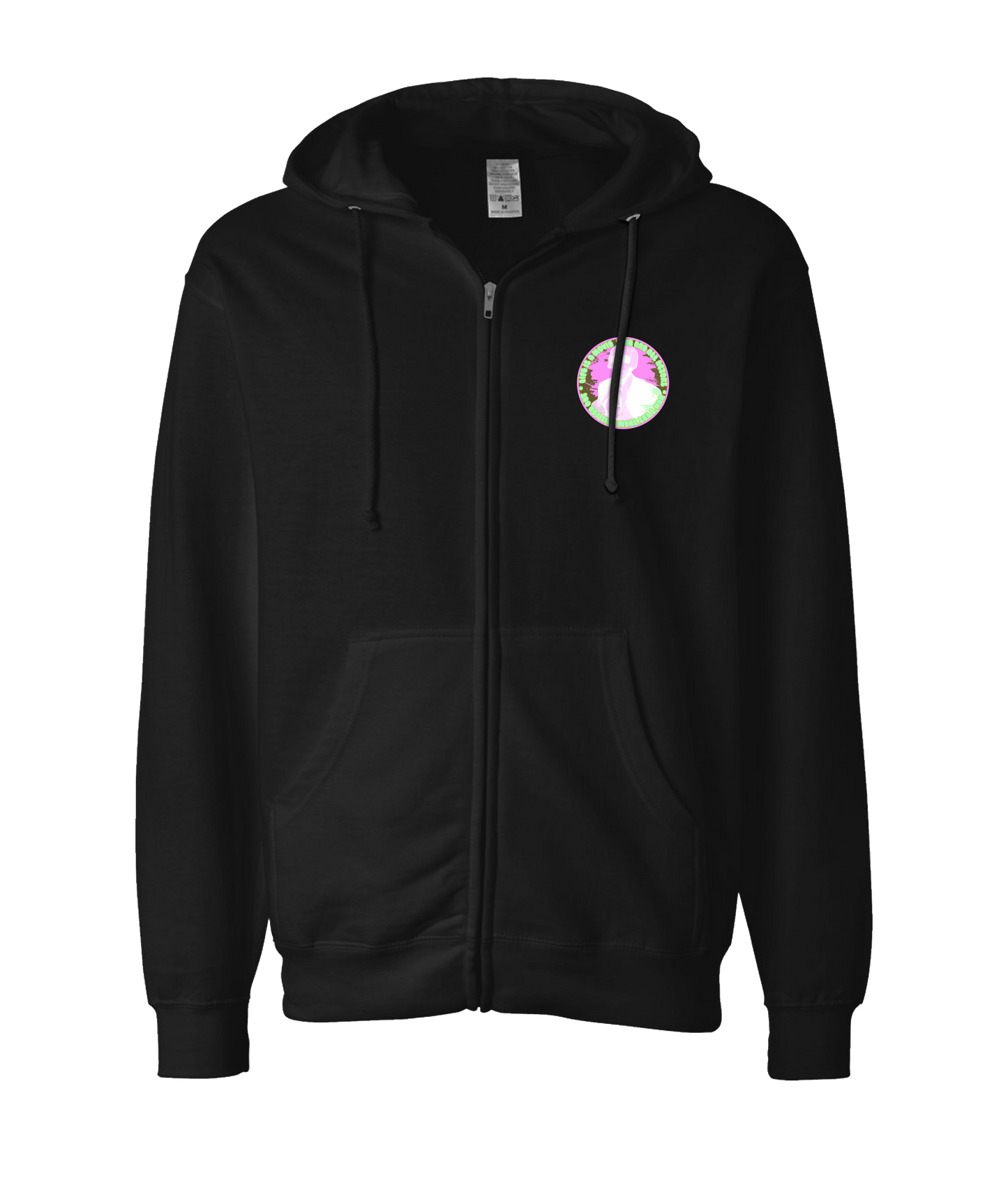Common Criminal - Life is a movie - Black Zip Up Hoodie