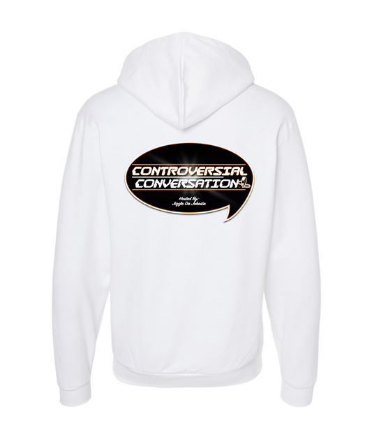 Controversial Conversation Logo Zip Hoodie