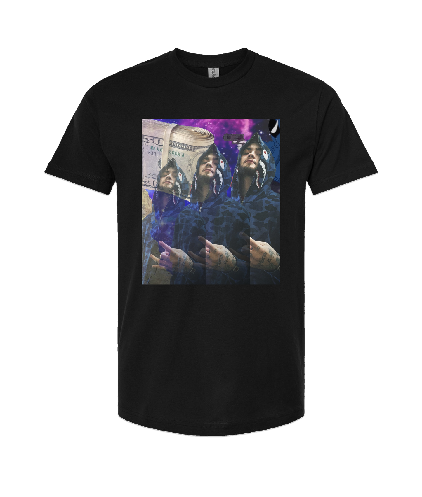 V-CDS - DESIGN 1 - Black T-Shirt