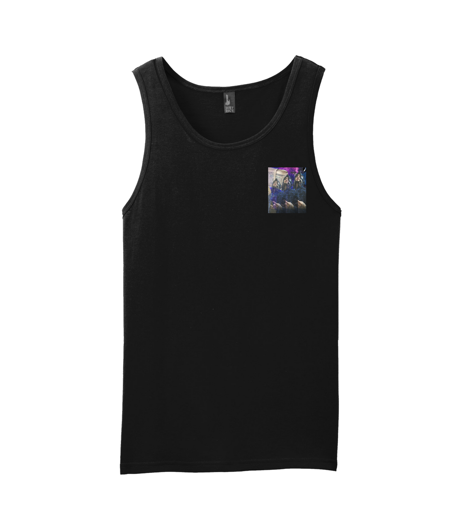 V-CDS - DESIGN 1 - Black Tank Top